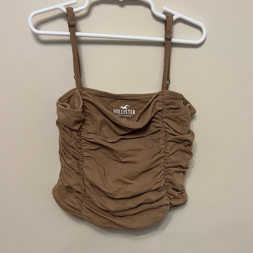 Brown Hollister Tank Top